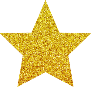 Glitter Y2K Star Sticker
